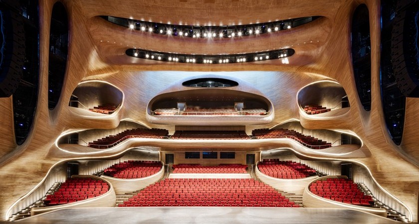 Explore the Sinuous Harbin Opera House Architecture by Studio MAD - Best Architecture Projects - Opera House architectural project ➤ Discover the season's newest design news and inspiration ideas. Visit Daily Design News and subscribe our newsletter! #dailydesignnews #StudioMAD #HarbinOperaHouse #ArchitectureProjects