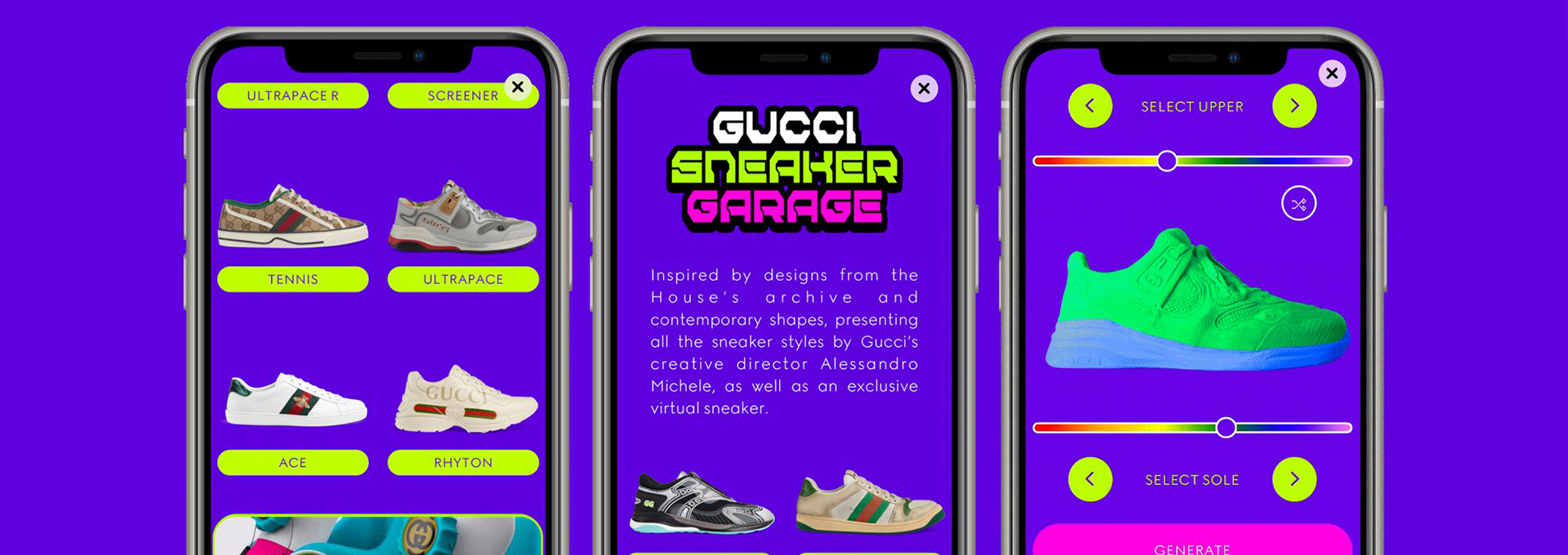 Gucci Creates First Virtual Sneakers Cover