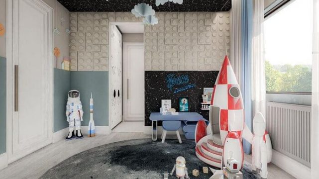 A MAGICAL BOYS’ ROOM INSPIRED BY THE SPACE